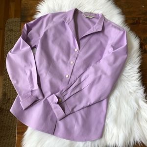 Orvis career wear Lilac/Lavendar No iron button-up
